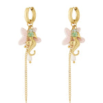 Summer seahorse earrings