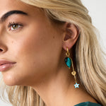 Stainless Steel Drop Earrings Heart Casual Daily Simple Series Women's jewelry