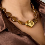 Acrylic Beaded Necklaces Beads Casual Daily-19mm*23mm