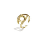 Stainless Steel Statement Rings lines Casual Daily Simple Series Women's jewelry