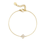 Bracelet with clover decoration