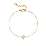 Bracelet with clover decoration