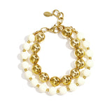 Linked bead bracelets