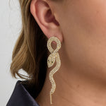 Copper Dangle Earrings Animal Elegant Christmas Luxurious Series Women's jewelry