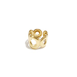 Adjustable statement ring of circles
