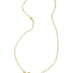2-in-1 necklace and bracelet with oval links