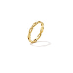Ring with braided effect