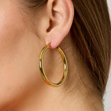 Stainless Steel Hoop Earrings circle Casual Daily Simple Series Women's jewelry