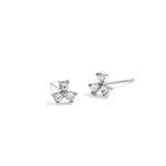 Fine earrings with 3 stones