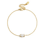 Stainless Steel Charm Bracelets Ellipse Shape Simple Daily Simple Series Women's jewelry