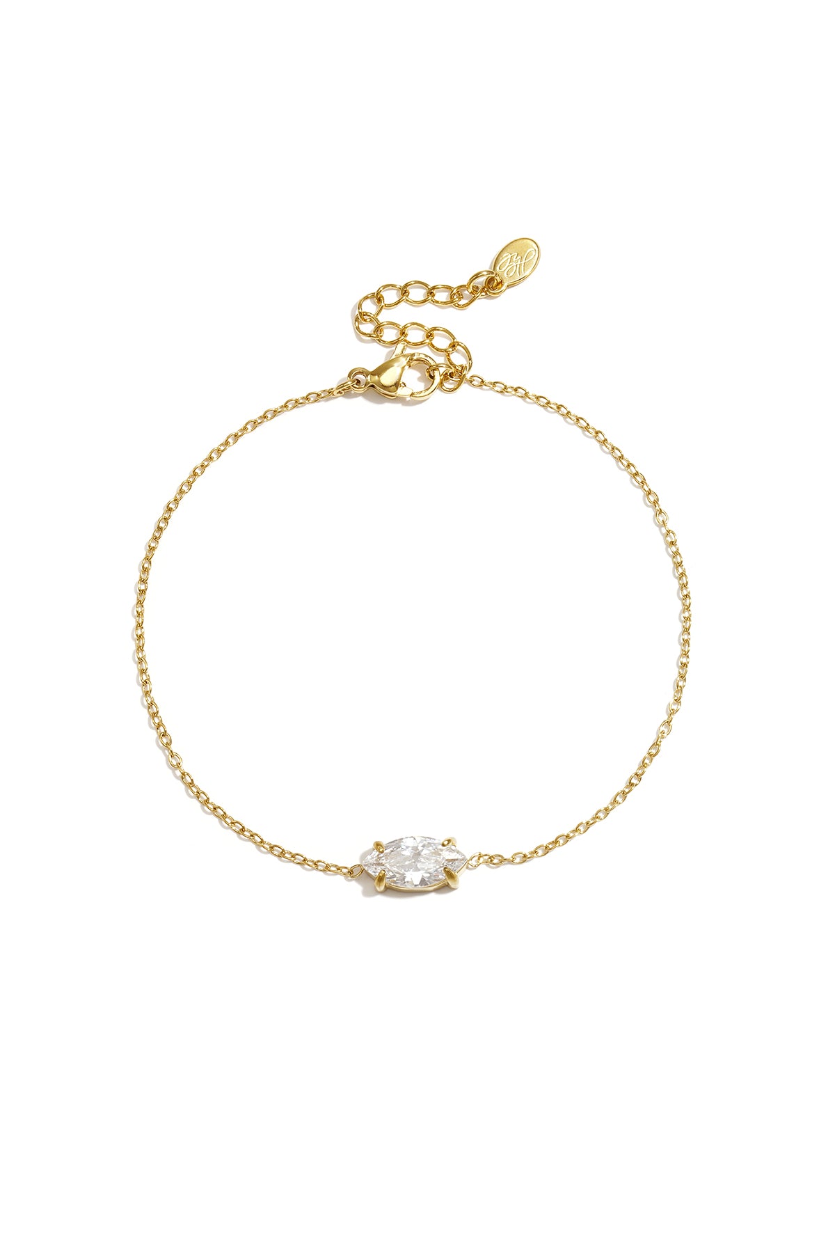 Stainless Steel Charm Bracelets Ellipse Shape Simple Daily Simple Series Women's jewelry
