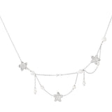Double trouble flower Necklace
