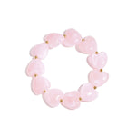 Bracelet with heart-shaped beads