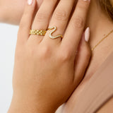 Stainless Steel Statement Rings Lines Simple Daily Simple Series Women's jewelry