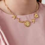 Sun Moon Star Necklace