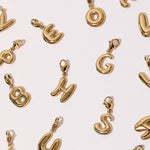 DIY initial letter jewelry charm