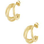 Stainless Steel Hoop Earrings Geometric Daily Daily