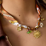 Stainless Steel Pendant necklaces Flower Casual Daily Simple Series Women's jewelry