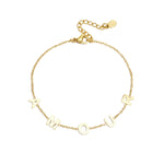 Bracelet amour chunky letters