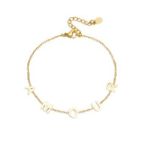 Bracelet amour chunky letters