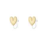 Heart Clip Earrings
