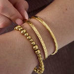 Stainless Steel Bangles Geometric Daily Daily