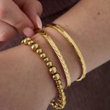 Stainless Steel Bangles Geometric Daily Daily