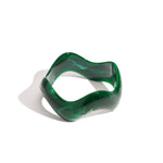 Acrylic Bangles irregular shape Casual Daily Simple Series Women's jewelry