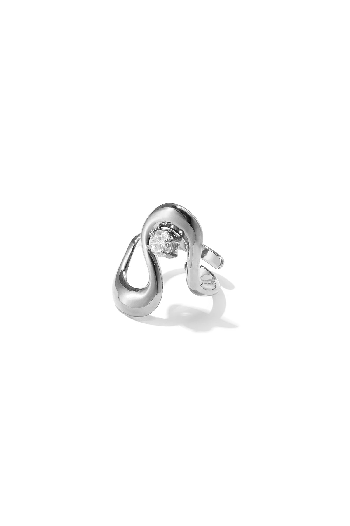 Stainless Steel Statement Rings Irregular Shape Casual Daily Simple Series Women's jewelry