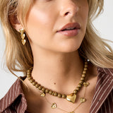 Acrylic Beaded Necklaces Heart Casual Daily Simple Series Women's jewelry