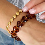 Stainless Steel Chain Bracelets Heart Simple Daily Simple Series Women's jewelry