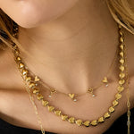 Stainless Steel Chain Necklaces Heart Casual Daily Simple Series Women's jewelry