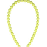 Beaded necklace with front closure - 12mm