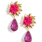 Drop Earrings Flower Vacation Gathering/Party Luxurious Series Women's jewelry