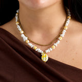 Ceramics Beaded Necklaces Flower Vacation Holiday/Beach Romantic Series Women's jewelry