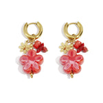 Stainless Steel Drop Earrings Flower Daily Daily Simple Series Women's jewelry