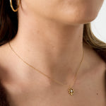 14K Gold Plated Stainless Steel Pendant necklaces Clover Casual Simple Series Women's jewelry