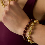 Linked bead bracelets