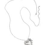 Statement heart necklace