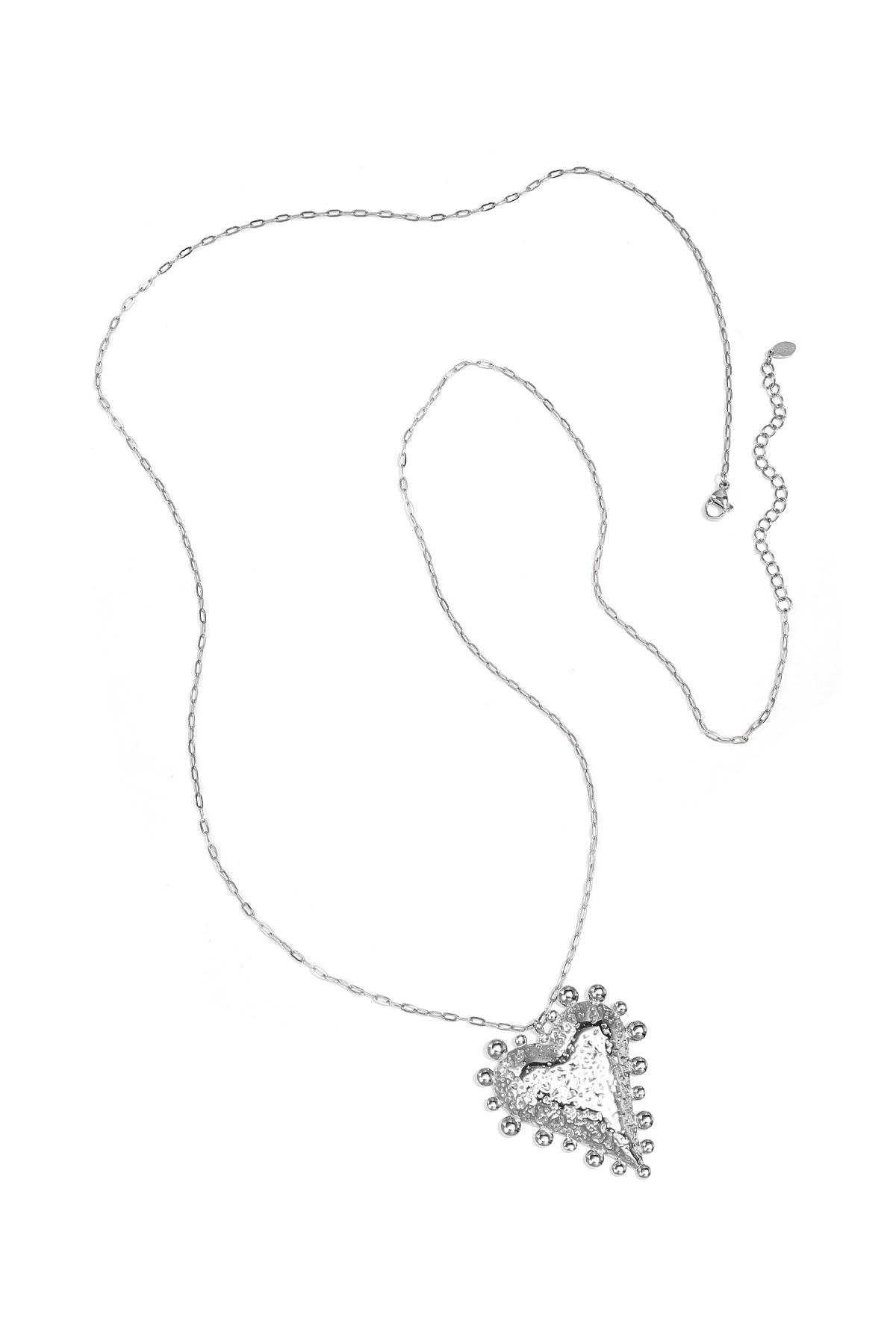Statement heart necklace