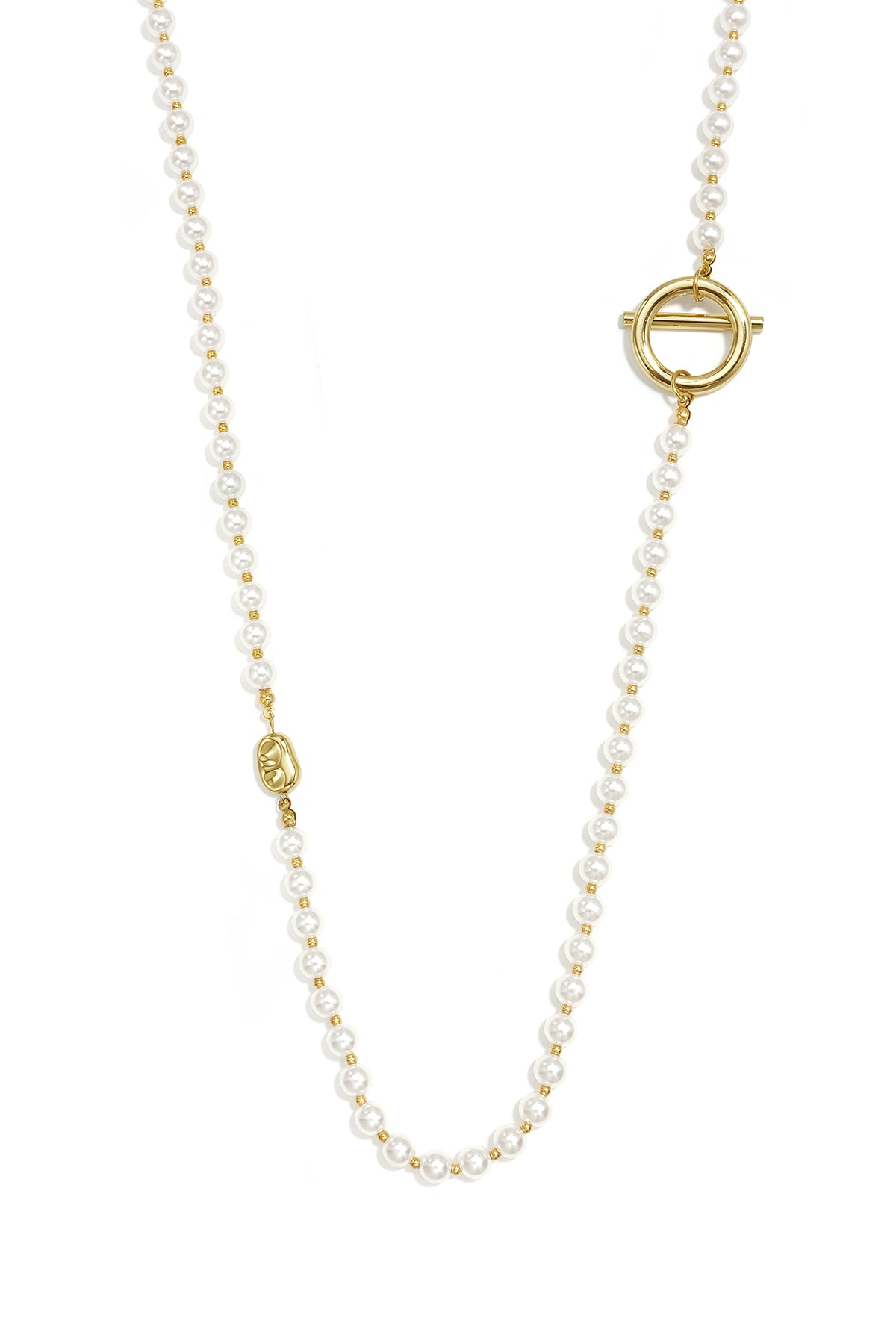 Imitation Pearl Long Necklaces Beads Simple Daily Simple Series Women's jewelry