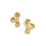Stainless Steel Stud Earrings Flower Casual Daily Romantic Series Women's jewelry