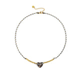 Polyester Beaded Necklaces Heart Casual Daily Simple Series Women's jewelry
