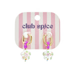Stainless Steel Beads Earrings Flower Daily Daily Simple Series Women's jewelry