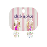 Stainless Steel Beads Earrings Flower Daily Daily Simple Series Women's jewelry