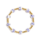 Stainless Steel Beaded Bracelets Beads Casual Daily Simple Series Women's jewelry