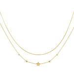 Double Layered Star Necklace