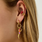Stainless Steel Ear Cuffs Flower Casual Daily Simple Series Women's jewelry