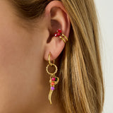 Stainless Steel Ear Cuffs Flower Casual Daily Simple Series Women's jewelry