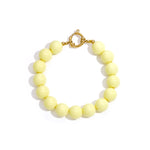 Bracelet with medium beads and front clasp-12mm